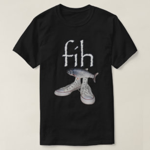 Fih Fish Shows Meme Funny Funny falsch geschrieben T-Shirt