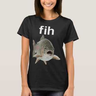 Fih Lustiger Fisch Herren Angel Fih Ausrüstung T-Shirt