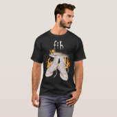 Fih Lustiger Fisch Meme T-Shirt (Vorne ganz)