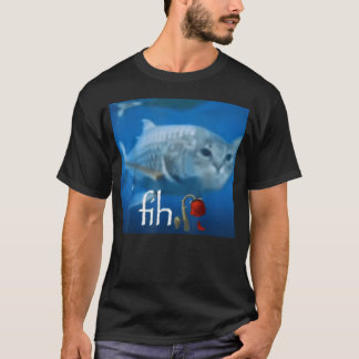 Fih Meme Lustiger Katzenfisch - Ai Fisch Katzen Me T-Shirt