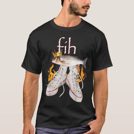Fih Scute Ss Cute Sss Fisch Lustig Rechtschreibfeh T-Shirt (Vorderseite)