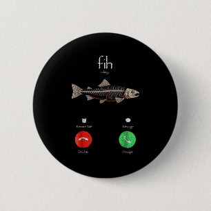 Fih Scute Ss Niedlich Sss Fish Funny falsch geschr Button