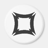 FIHANKRA | Adinkra-Symbol für Sicherheit und Gefah Magnet (Vorne)