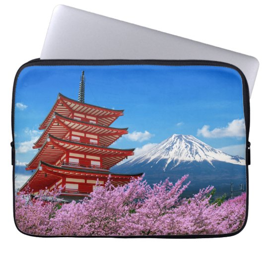Fiji-Berg Japan Laptop-Sieb Laptopschutzhülle (Vorderseite)