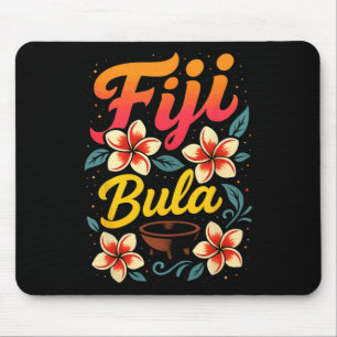 Fiji Bula Tropischer Inselurlaub Souvenir Mousepad
