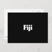 Fiji Classic Style Postkarte (Vorne/Hinten)
