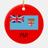 FIJI Custom Christmas Ornament (Hinten)
