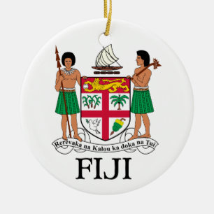 FIJI - Emblem / Flagge / Wappen / Symbol Keramikornament
