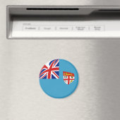 Fiji Fisheye Flag Magnet (In Situ (Geschirrspüler))