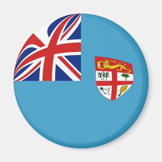Fiji Fisheye Flag Magnet (Vorne)