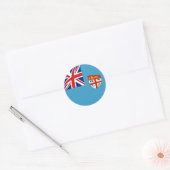 Fiji Fisheye Flag Sticker (Umschlag)