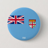 Fiji Flag Charming Patriotic Button (Vorderseite)
