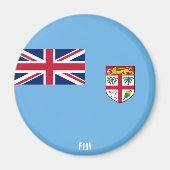 Fiji Flag Charming Patriotic Magnet (Vorne)