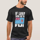 Fiji Flag Design If lost send me to Fiji Premium T-Shirt (Vorderseite)