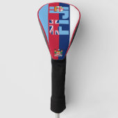 Fiji Flag Gorgetic Patriotic Golf Headcover (Vorderseite)