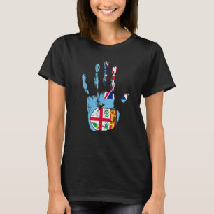 Fiji Flag Hand Männer Frauen Kinder T-Shirt