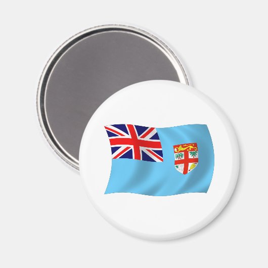Fiji Flag Magnet (Vorderseite/Rückseite)