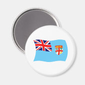 Fiji Flag Magnet (Vorderseite/Rückseite)