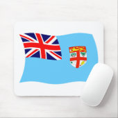 Fiji Flag Mousepad (Mit Mouse)