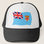 Fiji-Flag Truckerkappe (Vorderseite)
