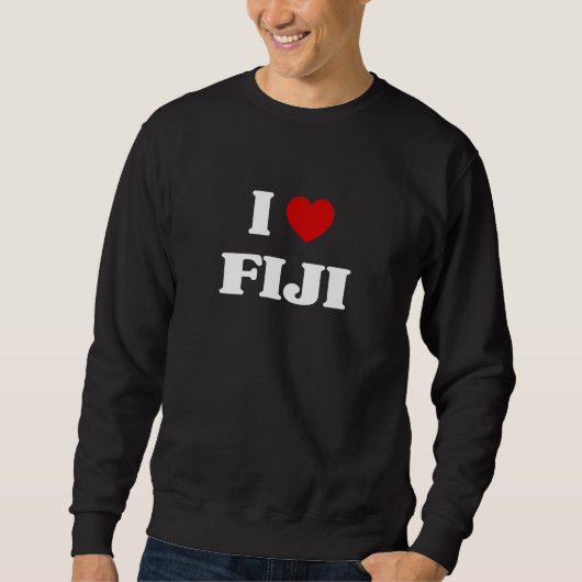 Fiji I Heart Fiji Souvenir I Love Fiji Sweatshirt (Vorderseite)