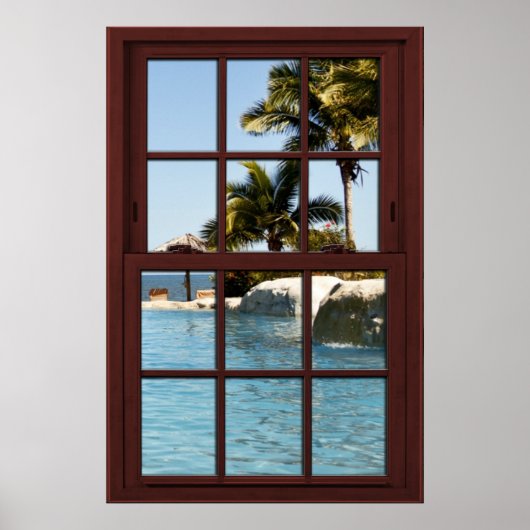 Fiji Island View #3 von 3 Picture Window Illusion Poster (Vorne)