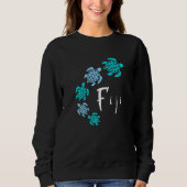 Fiji Islands Blue Turtle Fiji Sweatshirt (Vorderseite)