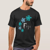 Fiji Islands Blue Turtle Fiji T-Shirt (Vorderseite)