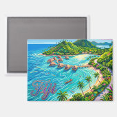 Fiji Magnet (Vorderseite/Rückseite)