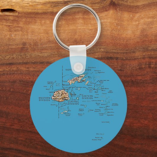 Fiji Map Schlüsselanhänger (Vorderseite)