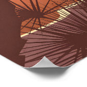 Fiji Minimal Travel Poster (Ecke)