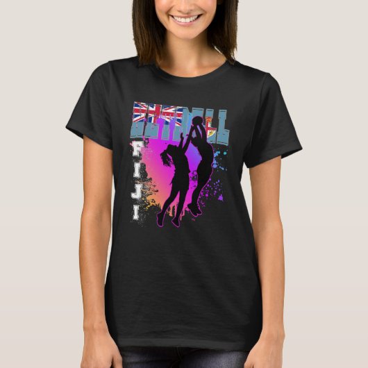 Fiji Netball T-Shirt (Vorderseite)