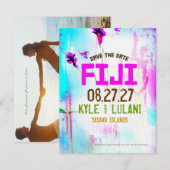 FIJI ONE Save the Date Zielort (Vorne/Hinten)