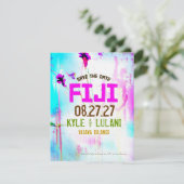 FIJI ONE Save the Date Zielort (Stehend Vorderseite)
