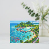 Fiji Postkarte (Stehend Vorderseite)