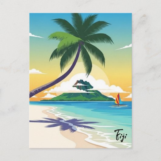 Fiji Reise Postkarte (Vorderseite)