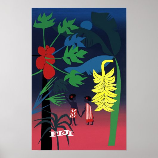 Fiji-Reiseposter Poster (Vorne)