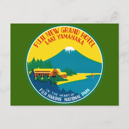 Fiji-Reiseposter Postkarte (Vorderseite)