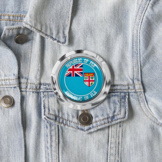 Fiji Round Emblem Button (Beispiel)
