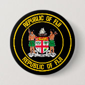 Fiji Round Emblem Button (Vorderseite)