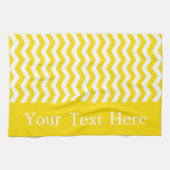 Fiji Sunrise Wave Zickzack anpassbar Handtuch (Horizontal)