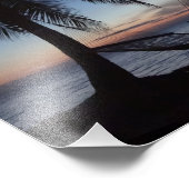 Fiji Sunset Fotodruck (Ecke)