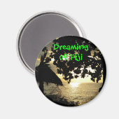 Fiji Sunset Magnet (Vorderseite/Rückseite)