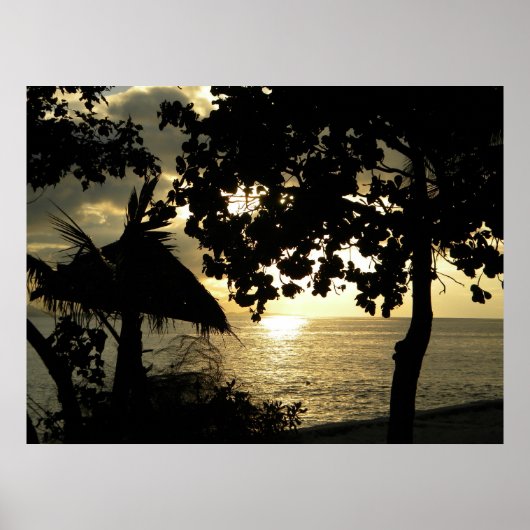 Fiji Sunset Poster (Vorne)