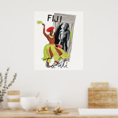 Fiji Tahiti Vintage Poster (Küche)
