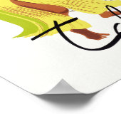 Fiji Tahiti Vintage Poster (Ecke)