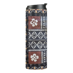 Fiji Tapa Barkcloth Thermosbecher