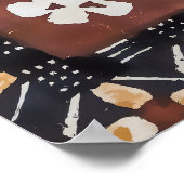 Fiji Tapa Tuch Print Poster (Ecke)