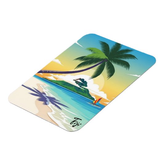 Fiji Travel Magnet (Linke Seite)