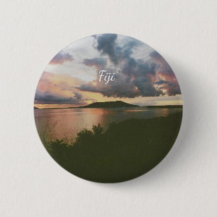 Fiji Tropisches Insel Flexibles Foto Magnet Button